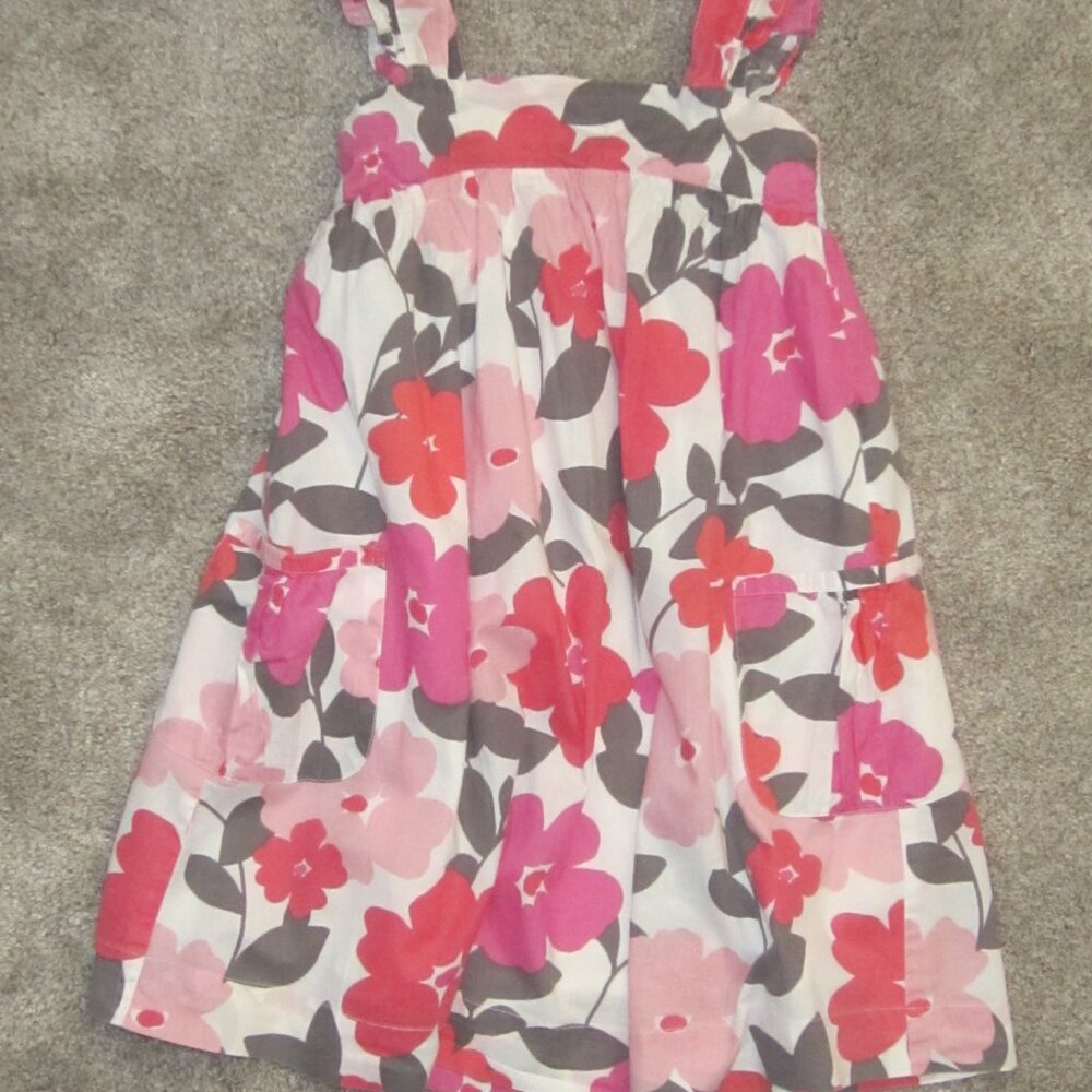 Mini Boden Sundress Sz 5-6Y~Floral Print Sundress Sz 5